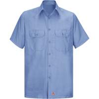 Short Sleeve Ripstop Shirt, Men's, 3X-Large, Blue SEU261 | Dufferin Supply