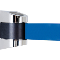 TensaBarrier&reg; Wall Mounted Units, Plastic, Screw Mount, 15', Blue Tape Dufferin Supply
