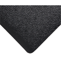 Tapis Deluxe Soft Step No 444, Rugueux, 3' x 5' x 5/8", Noir, &eacute;ponge en PVC Dufferin Supply