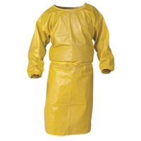 Blouse de protection Kleenguard contre la vaporisation de produits chimiques, Polypropyl&egrave;ne, Jaune, 34" la x 52" lo Dufferin Supply