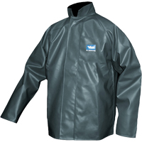 Manteau de pluie Journeyman r&eacute;sistant aux produits chimiques, Polyester, Petit, Vert Dufferin Supply