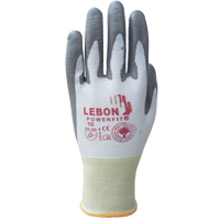 Lebon PowerFit&reg; Cut Resistant Gloves, Size X-Small/6, 13 Gauge, Polyurethane Coated, Polyethylene Shell, ASTM ANSI Level A2/EN 388 Level B Dufferin Supply