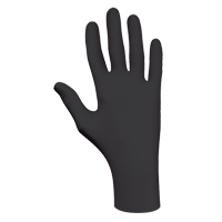 Gants biod&eacute;gradables 6112PF, T-petit, Nitrile, 4 mils, Sans poudre, Noir Dufferin Supply