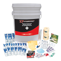Trousse de premiers soins pour pr&eacute;paration aux situations d'urgence Dynamic, Dispositif m&eacute;dical Classe 1, Seau Dufferin Supply
