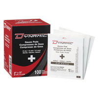 Gaze Dynamic, Tampon, 2" lo x 2" la, St&eacute;rile, Dispositif m&eacute;dical Classe 1 Dufferin Supply