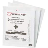 Gaze Dynamic, Tampon, 2" lo x 2" la, St&eacute;rile, Dispositif m&eacute;dical Classe 1 Dufferin Supply