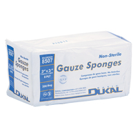 &eacute;ponge de gaze Dynamic, Tampon, 3" lo x 3" la, Dispositif m&eacute;dical Classe 1 Dufferin Supply