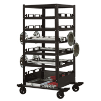 Six Tier Storage Cart, Steel SGC240 | Dufferin Supply
