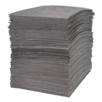 Premium Meltblown Sorbent Pads, Universal, 15" x 18", 30 gal. Absorbancy Dufferin Supply