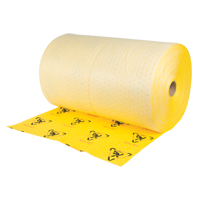 Premium Caution Rolls, Heavyweight, 150' L x 30" W, 57 gal. Absorbancy Dufferin Supply