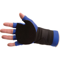 Gant anti-impact avec support du poignet, Taille Petit, Paume Cuir refendu Dufferin Supply