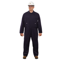 UltraSoft<sup>®</sup> Arc Flash & FR Coveralls, Size 44, Navy Blue, 12.4 SGE939 | Dufferin Supply
