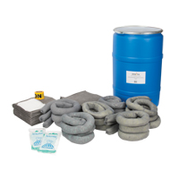 Spill Kit, Universal, Drum, 55 US gal. Absorbancy SGD800 | Dufferin Supply