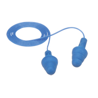 Bouchons d'oreilles d&eacute;tectables E-A-Rsoft UltraFit, Avec cordon, R&eacute;gulier, Vrac - Sac en poly, NRR dB 25 Dufferin Supply