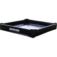 Mini-Berm™ Compact Secondary Containment, 20 US gal. Spill Capacity, 36" L x 36" W x 4" H SGF555 | Dufferin Supply