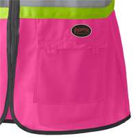 139PK Veste de s&eacute;curit&eacute; pour femme, Rose, T-petit, Polyester Dufferin Supply