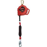 Rebel Self-Retracting Lifeline, 33', Galvanized Steel, Swivel Dufferin Supply