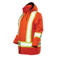 Safety Parka, High Visibility Orange, Large Dufferin Supply