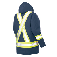 Safety Parka, Navy Blue, Large Dufferin Supply