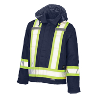 Safety Jacket, Navy Blue, Large Dufferin Supply