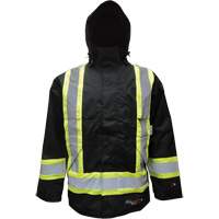 Insulated Jacket, Polyester/Polyurethane, Black, Small Dufferin Supply