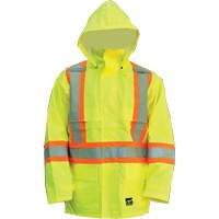 Open Road Jacket, Polyester/Polyurethane, High Visibility Lime-Yellow, Small Dufferin Supply