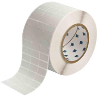 Glossy Rating Plate Labels, Metalized Polyester, 1" L x 0.5" H, Silver Dufferin Supply