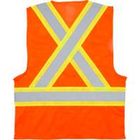 Veste de s&eacute;curit&eacute; pour la circulation, Orange haute visibilit&eacute;, Moyen, Polyester Dufferin Supply