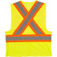 Veste de s&eacute;curit&eacute; pour la circulation, Jaune lime haute visibilit&eacute;, Moyen, Polyester Dufferin Supply