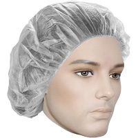 Bouffant Caps, Polypropylene, 18", White Dufferin Supply