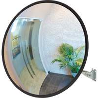 Convex Mirror with Telescopic Arm, Indoor/Outdoor, 12" Diameter Dufferin Supply