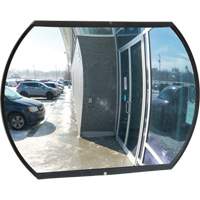 Roundtangular Convex Mirror with Bracket, 24" H x 36" W, Indoor/Outdoor SGI560 | Dufferin Supply