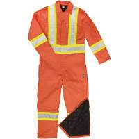 Reflective Duck Coveralls, Small, Orange Dufferin Supply