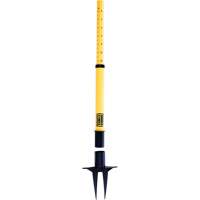 PLUS Barrier Post, 42" High, Yellow Dufferin Supply