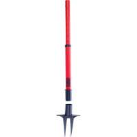 PLUS Barrier Post, 42" High, Red Dufferin Supply