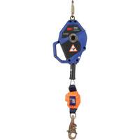 Cordage de s&eacute;curit&eacute; autor&eacute;tractable avec verrouillage intelligent, 20', Acier galvanis&eacute;, Pivotant Dufferin Supply
