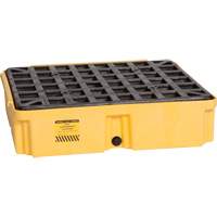 Modular Spill Platform, 15 US gal. Spill Capacity, 26" x 26.25" x 6.5" Dufferin Supply