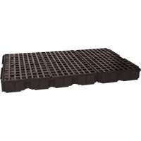 Modular Spill Platform, 88 US gal. Spill Capacity, 51.5" x 78.25" x 6.5" Dufferin Supply