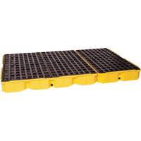 Modular Spill Platform, 88 US gal. Spill Capacity, 51.5" x 78.25" x 6.5" Dufferin Supply