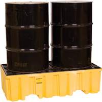 Spill Containment Pallet, 66 US gal. Spill Capacity, 26.25" x 51" x 13.75" SGJ302 | Dufferin Supply