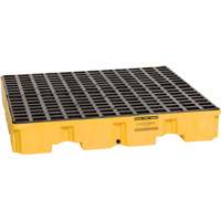 Spill Containment Pallet, 66 US gal. Spill Capacity, 51.5" x 51.5" x 8" SGJ308 | Dufferin Supply