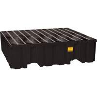 Spill Containment Pallet, 132 US gal. Spill Capacity, 51" x 52.5" x 13.75" SGJ309 | Dufferin Supply