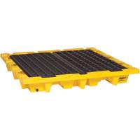 Spill Containment Pallet, 66 US gal. Spill Capacity, 58.5" x 58.5" x 7.75" SGJ313 | Dufferin Supply
