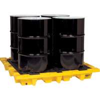 Spill Containment Pallet, 66 US gal. Spill Capacity, 58.5" x 58.5" x 7.75" SGJ313 | Dufferin Supply