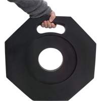 Base en caoutchouc pour poteaux d&eacute;lin&eacute;ateurs de qualit&eacute; sup&eacute;rieure, 12 lb Dufferin Supply
