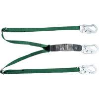 V-Series Lanyard, 6', Snap Hook Center, Snap Hook Leg Ends, Polyester Dufferin Supply