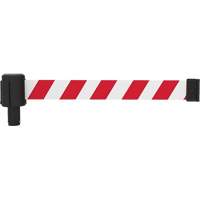 PLUS Banner Cassette, Blank, 15', Red and White Tape Dufferin Supply