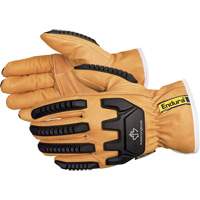 Gants de conducteur antichocs Endura, T-petit, Paume en Cuir fleur de ch&egrave;vre, Thinsulate Dufferin Supply