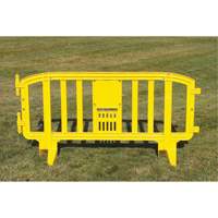 Barricade Movit, Emboîtables, 78" lo x 39" h, Jaune Dufferin Supply