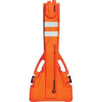 Multi-Gate Barricade, 43" H x 90" L, Orange Dufferin Supply